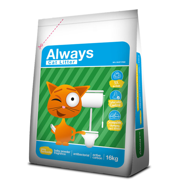 Always 3X Action Areia Aglomerante para gatos, , large image number null